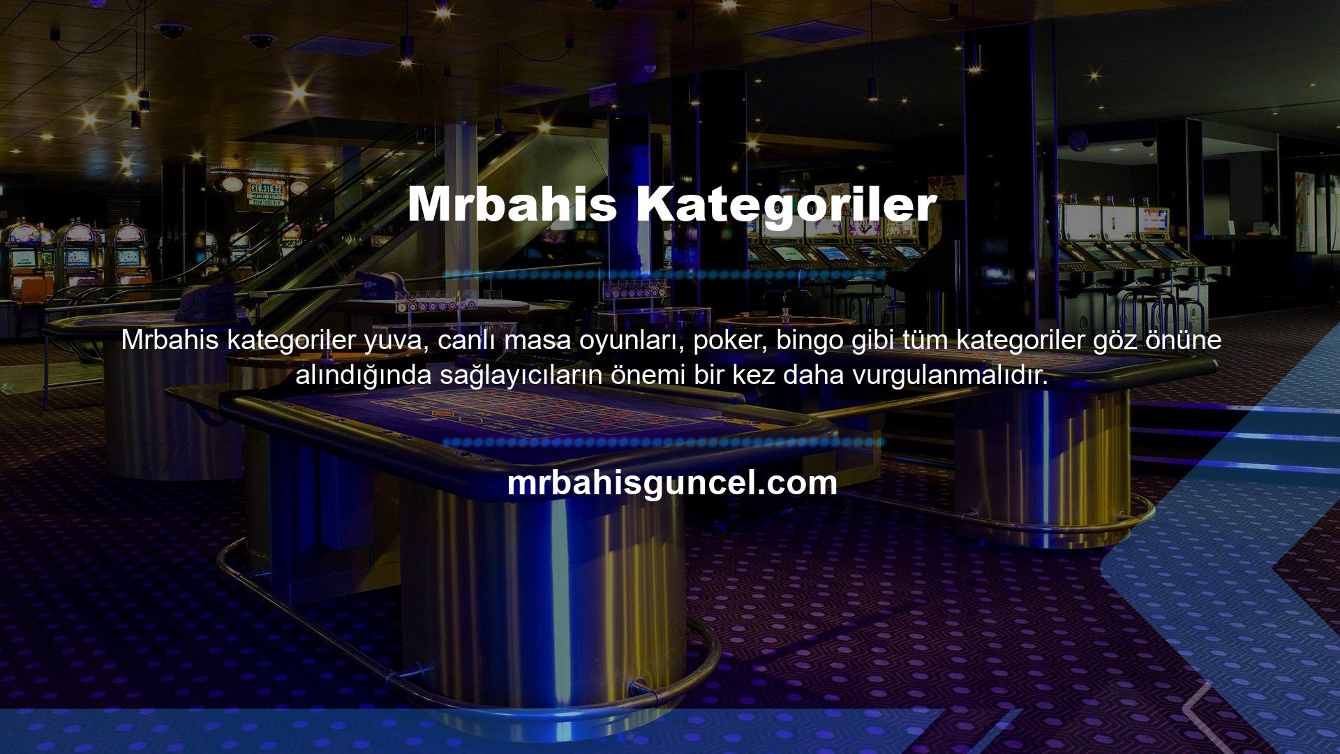 Mrbahis Bingo Oyunları kategorisi caziptir, çünkü hem yuva hem de canlı casino kategorileri için dünyanın en adil altyapılarını bir araya getirir